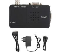 Vbest Life Convertisseur Bnc Vers Vga Adaptateur De Convertisseur S-Vidéo Vers Hd Pour Moniteur D'Ordinateur Pc Uk Eu Plug 100-240V[Z362]