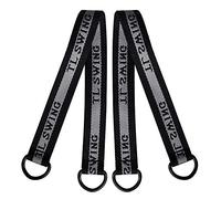 Vbest life Lot de 2 sangles de balançoire - Accessoires de balançoire - 45 cm - Barres horizontales - Sangle de connexion - Parfait pour balançoire d'arbre et hamacs