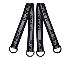 Vbest life Lot de 2 sangles de balançoire - Accessoires de balançoire - 45 cm - Barres horizontales - Sangle de connexion - Parfait pour balançoire d'arbre et hamacs