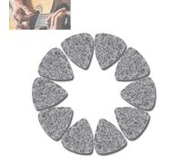 Vbest life Médiators pour Guitare,Feutres musicaux Ukulélé Plectre Guitare Plectre Laine Feutres 3mm Plectres Blanc Noir Gris Instrument Accessoire(Gris)