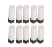 Vbest life Pack de 10pcs Snooker Tip Billiards Cue Tips, Pool Cue Pole Tip Rod Stick Replacement Part for Pool Cues & Snooker(10mm) Fournitures de Billard