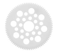 Vbest life Remplacement de Mise ¡§¡è Niveau de Vitesse RC, pi¡§¡§Ces de Mise ¡§¡è Niveau de Vitesse 48DP 80T RC pour Voiture RC SCX10 1/10(Blanc),