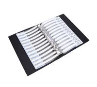 VBESTLIFE 0402 Book D'échantillon D'inductance SMD, 50 Valeurs Kit D'assortiment D'inductance à Puces Multicouches, blindé Magnétique pour les Expériences de Réparation et D'enseignement