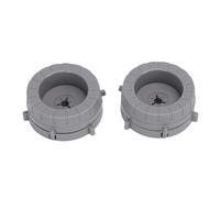 VBESTLIFE 1 Paire D'adaptateurs de Moyeu Nab, Base Verrouillable en Plastique pour Magnétophone Bobine à Bobine 1/4 Pouce, pour TEAC, pour Studer, pour Akai, pour B67 (Gray)