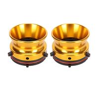 VBESTLIFE 1 Paire D'adaptateurs de Moyeu Nab, Dispositif de Chargement Universel en Alliage D'aluminium de 10 Pouces pour Studer ReVox, pour Akai, pour Teac, pour Magnétophones à Bobines (Or)