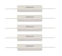 VBESTLIFE 10 Pcs/Pack 1 ohm 10W Kit de résistance de diviseur de Haut-Parleur en céramique(1 ohm)