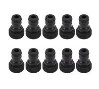 VBESTLIFE 10 Raccords de Connexion Rapides de Jardin en Plastique, Adaptateurs de Connecteurs Rapides G3 / 4 Mamelons Mâles pour Accouplement du Tuyau d'eau
