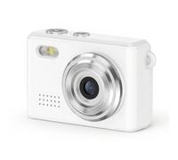 VBESTLIFE 1080p HD Enregistreur Vidéo, Caméscope Numérique de Trousque avec Un écran HD de 0,96 ", Une Petite Caméra Portable pour Le Voyage, Vlog (White)