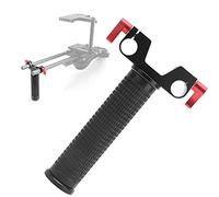 VBESTLIFE 15mm Métal Simple épaule Rail Connecteur DSLR Caméra Double Trou Poignée de Base Pince pour la Plupart des Rails de Guidage Standard 15mm/0.6in