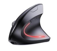 VBESTLIFE 2,4 G de Souris sans Fil, Conception Verticale Ergonomique, 800/1200/1600 DPI, 6 Boutons Silencieux, Bouchon et Lecture, pour Ordinateur Portable, Ordinateur, PC