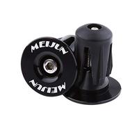 Vbestlife 2 pcs Vélo Guidon Extrémité Bouchons Bar Casquettes Vélo Guidon Poignées Bar Fin Cap pour la Plupart des vélos(Noir)