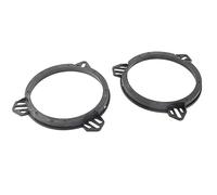 VBESTLIFE 2 Pièces 6,5 Pouces Adaptateur D'Enceinte Bagues de Montage pour | Remplacement pour , modèles de porte Legacy, antirouille et durable, aide à fixer les haut-parleurs dans la bonne position