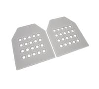 VBESTLIFE 2 Pièces Doublure de Plaque Pare-balles Gilet de Doublure de Plaque Pare-balles Doublure de Plaque Pare-balles en EVA, Plaque Pare-balles Découpable Antichoc Plaque de Gilet