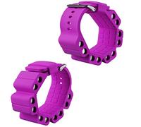 VBESTLIFE 2 Pièces Poids de Poignet Réglables Bracelet de Poids de Cheville de Poignet Portable pour l'exercice Jogging Yoga Gymnastique Aérobic Pilates (Le Noir)