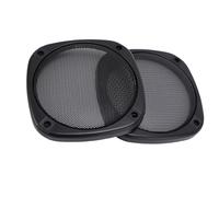 VBESTLIFE 2pcs Couvertures de Calandre du Haut-Parleur du Plafond, Couverture de Protection en Maille en Maille en Métal avec Vis, pour Les Conférenciers Marins de Voiture de Théâtre à