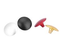 VBESTLIFE 4PCS Boutons d'Obturateur d'Appareil Photo pour //Leica/RolleiFlex/Fujifilm//Hasselblad, Bouton de Déclencheur Coloré en Alliage d'Aluminium(pour Convex)