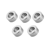 VBESTLIFE 5 Pcs 8mm Isolation d'acier Inoxydable d'Anneau de Serrure de Vis-Mère du Collier T8 de Serrure d'Axe pour l'Imprimante 3D