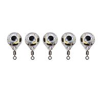VBESTLIFE 5 Pièces Leurre de Pêche Lumière LED Lumière de Pêche sous-Marine en Forme d'oeil Lampe de Nuit Leurre Attracteur Leurre Appât Outil