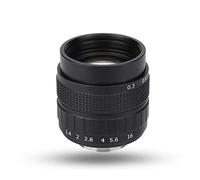 VBESTLIFE 50mm f/1.4 Objectif CCTV à Focale Fixe Manuel Compatible pour pour pour pour pour Fuji Appareil Photo à C Mount, Accessoire Lentille Photographie
