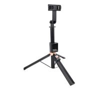 VBESTLIFE 66,9 Pouces Trépied Téléphonique et Selfie Stick, Support de Trépied de Téléphone Portable Extensible avec écran de Caméra à Distance et Arrière sans Fil, pour Vlogging,