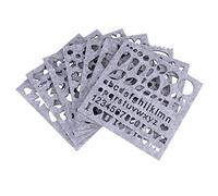 VBESTLIFE 7 Pièces Moule de Feutrage à L'aiguille Bricolage, Modèle D'application en Feutre pour les Débutants, avec des Motifs de Chiffres D'écureuil de Fleur de Papillon D'os de Nuage