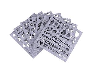 VBESTLIFE 7 Pièces Moule de Feutrage à L'aiguille Bricolage, Modèle D'application en Feutre pour les Débutants, avec des Motifs de Chiffres D'écureuil de Fleur de Papillon D'os de Nuage