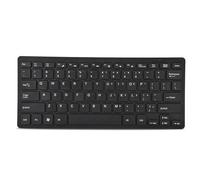 VBESTLIFE 78 Touches Ultra Mince Mini Clavier, USB Wired & Compact pour Ordinateur de Bureau, Ordinateur Portable, Touches Gravées ABS Durables (Black)
