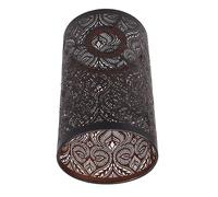 VBESTLIFE Abat-jour en Fer forgé pour Ampoule E27 E26, Abat-jour Décoratif Moderne Creux sculpté avec Projection Artistique, Cache-lumière Vintage Amovible pour Chambre à Coucher, Salon