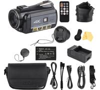 VBESTLIFE AC3 -ISPS 4K UHD WiFI 30x Zoom numérique 3.1inch Écran tactile DV Caméscope