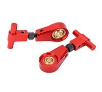 VBESTLIFE Accessoires de Bras de Suspension en Alliage D'aluminium, Pi¨¨Ces de Rechange Rc, Adapt¨¦s ¨¤ la Voiture T¨¦l¨¦Command¨¦e TT02 1/10(Rouge),Accessoires pour Voitures Miniatures