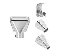 VBESTLIFE Accessoires pour Pistolet à Chaleur Solide et Durable, Kit de Buses pour Pistolet à Chaleur 4 Pièces en Acier Inoxydable pour Diverses Utilisations dans L'art