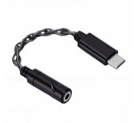 VBESTLIFE Adaptateur Casque USB C vers 3,5 Mm, Puce DAC CX31993 Prenant en Charge l'audio Haute Résolution 24 Bits 96 KHz, avec Commandes en Ligne et Conception en Alliage D'aluminium (Black)