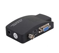 VBESTLIFE Adaptateur Convertisseur BNC vers VGA HD, Haute Résolution 1920 X 1080, Prend en Les Signaux PAL NTSC