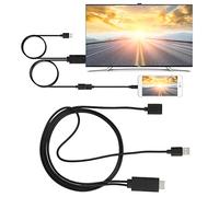 VBESTLIFE Adaptateur de Câbles HDMI Câble USB vers HDTV, USB Femelle vers HDMI Mâle 1080P HDTV Mirroring Cable pour iOS et Android