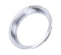 VBESTLIFE Adaptateur de Monture D'objectif de Caméra, Bague D'adaptation en Cuivre de qualité Supérieure M42 vers CY pour Caméras Contax