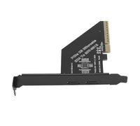 VBESTLIFE Adaptateur de SFF-8612 PCIe 4.0x8 vers Oculink SFF-8611 Carte Graphique Externe pour Dock GPU, EGPU, SSD NVMe