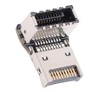 VBESTLIFE Adaptateur de Type E pour Carte Mère D'ordinateur, USB 3.1 10 Gbit/s 3.2 20 Gbit/s Type E Coude à 90 Degrés pour Le Transfert de Données à Grande Vitesse et la Gestion des Câbles (PH76EE-A)