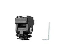 VBESTLIFE Adaptateur Rehausseur de Griffe pour Flash Compact IM30 IM20 | La rotation à 180 degrés élève le flash pour éviter les ombres de l\'objectif, le port PC permet un déclenchement filaire
