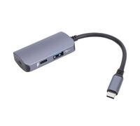 VBESTLIFE Adaptateur USB-C pour Lunettes AR, Adaptateur de Charge et de Jeu avec Sortie Vidéo 4K 60 Hz, Charge Rapide PD 65 W