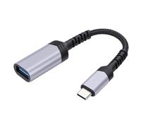 VBESTLIFE Adaptateur USB Hub Type C vers USB 3.0, Transfert de Données 5 Gbit/s Plug and Play avec Câble tressé en Nylon pour Clavier, Souris, clé