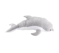 VBESTLIFE Adorable Poupée en Peluche de Dauphin, Oreiller de Baleine Doux pour la Décoration de la Maison, Peluche Courte en Coton PP Rose (VBESTLIFEh4bos398ud-190724FF02-1)