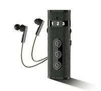 VBESTLIFE Amplificateur de Son avec écouteurs Filaires, Contrôle du Volume, Suppression du Bruit, Dispositif D'amélioration de la Voix Rechargeable (Black)