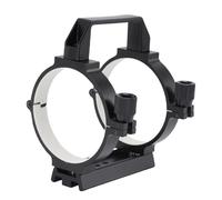VBESTLIFE Anneau de Tube de Télescope, Pince de Tube Optique avec Plaque en Queue d'aronde de 108 Mm, Trou M6, Trou de 1/4 Po, pour Télescope Astronomique de 80 Mm à 90 Mm