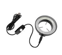 VBESTLIFE Anneau Lumineux pour Microscope 144 LED, Source de Lumière Lumineuse 45 000 LX, alimenté par USB, pour Microscope Stéréo