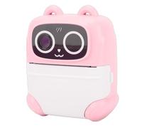 VBESTLIFE Appareil Photo à Impression Instantanée pour Enfants, Appareil Photo à Impression sans Encre avec Zoom 16X 48MP HD 1080P avec écran de 2,4 Pouces, pour la Photographie d'enfants (Rose)