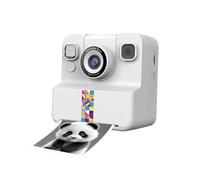 VBESTLIFE Appareil Photo à Impression Instantanée pour Enfants, Caméra d'impression Thermique Portable 1080P avec Objectif Rabattable à 180°, écran de 2,4 Pouces, Autocollants et Filtres