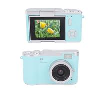 VBESTLIFE Appareil Photo Numérique, Autofocus 4K pour Vlog, écran Rabattable de 2,4 Pouces, 48 MP, Compact et Compact, pour Adolescents Débutants, Zoom 18x, Anti-Vibrations (Green)