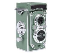 VBESTLIFE Appareil Photo Numérique de Style TLR Rétro, Mini Point and Shoot Vintage avec Vidéo HD 2,7K, Autofocus 24MP, Appareil Photo de Voyage de Poches pour Enfants, Adolescents et (Green)