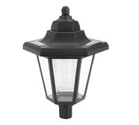 VBESTLIFE Applique murale hexagonale solaire à LED, éclairage extérieur de vintage, appliques murales de jardin étanches, pour jardin de balcon