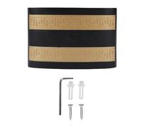 VBESTLIFE Applique Murale LED Moderne en Aluminium, 4 Têtes Haut et Bas, pour Intérieur et Extérieur, Couloir, Salon, Lumière Chaude (4 têtes 4W Lumière chaude en or noir)